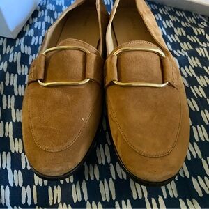 Frame Le Hammond Loafer in Whiskey Suede